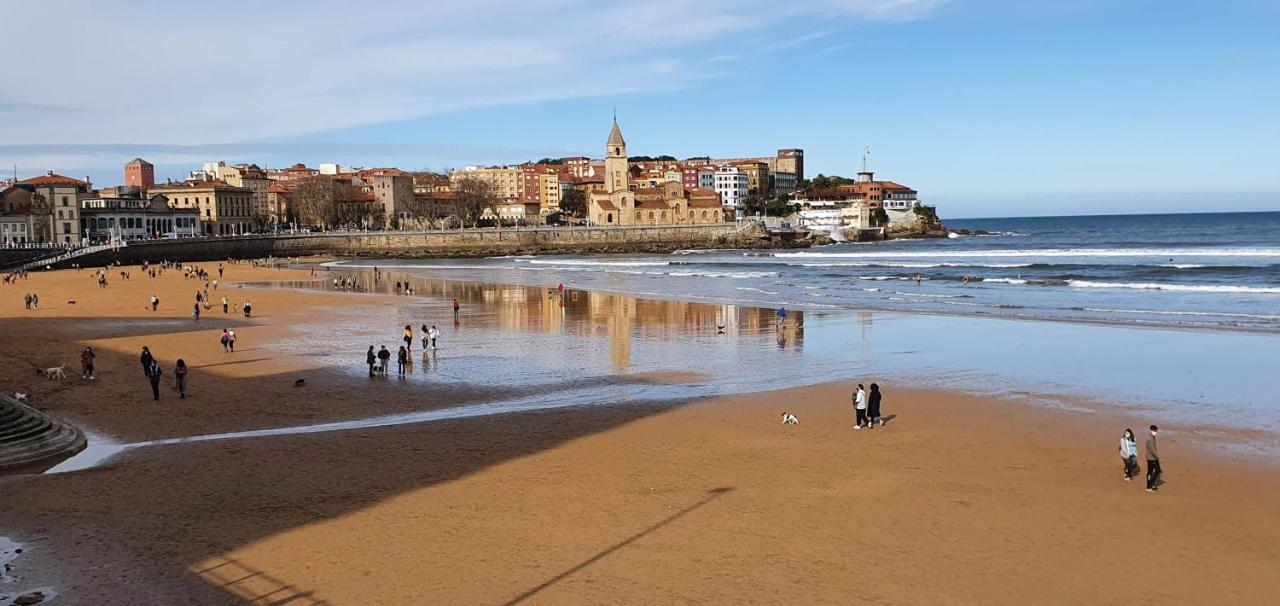 Casa Lantoxana Apartment Gijon Luaran gambar